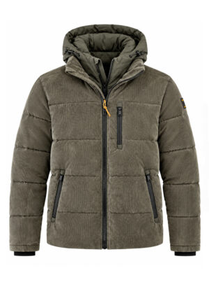 Finnmark Groene Corduroy Winterjas - 26455 Dart