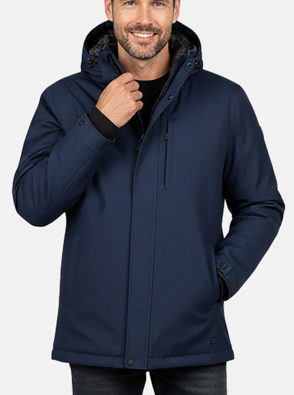 Cars Jeans Blauwe Winterjas - Rodneys 61857 Navy - Afbeelding 1