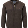 Fellows United Bruine Half-zip Trui - 62.1116 - Thumbnail Image 1