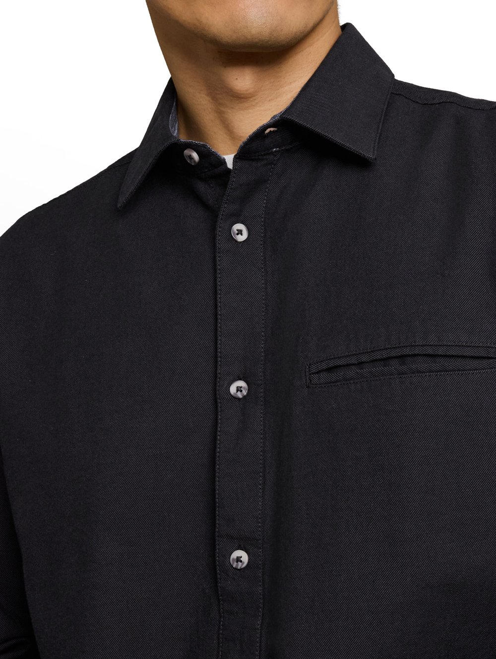 Tom Tailor Heren Twill Shirt -1052335 - Afbeelding 4