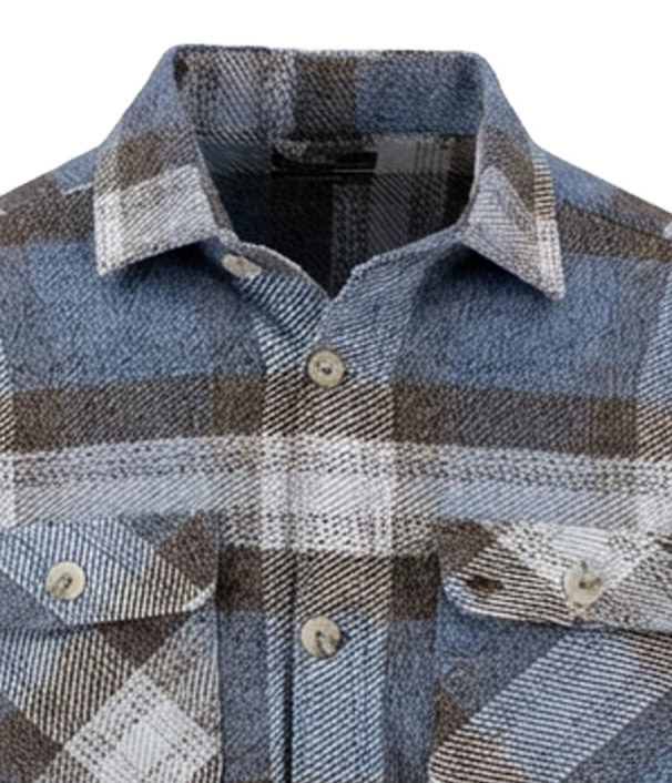 Fynch Hatton Geblokt Overshirt - 1610-5584 - Afbeelding 3