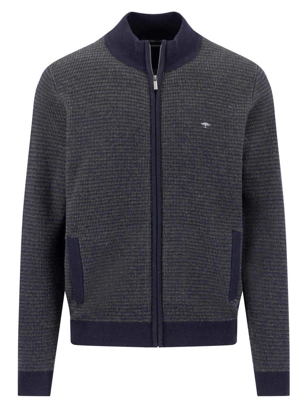 Fynch Hatton Gemeleerd Wollen Vest - 1610-318 - Afbeelding 1