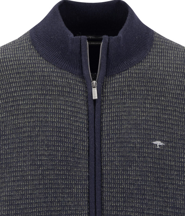 Fynch Hatton Gemeleerd Wollen Vest - 1610-318 - Afbeelding 3