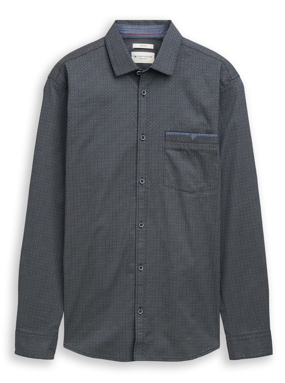 Tom Tailor Regular fit Stretch Shirt - 1052330 - Afbeelding 1