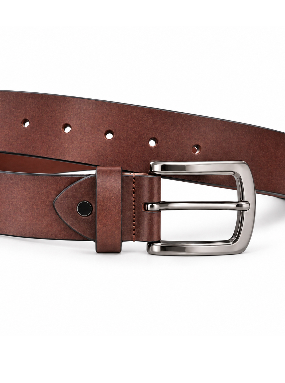 Mens Belt Lederen riem 4cm - 20231 - Afbeelding 2