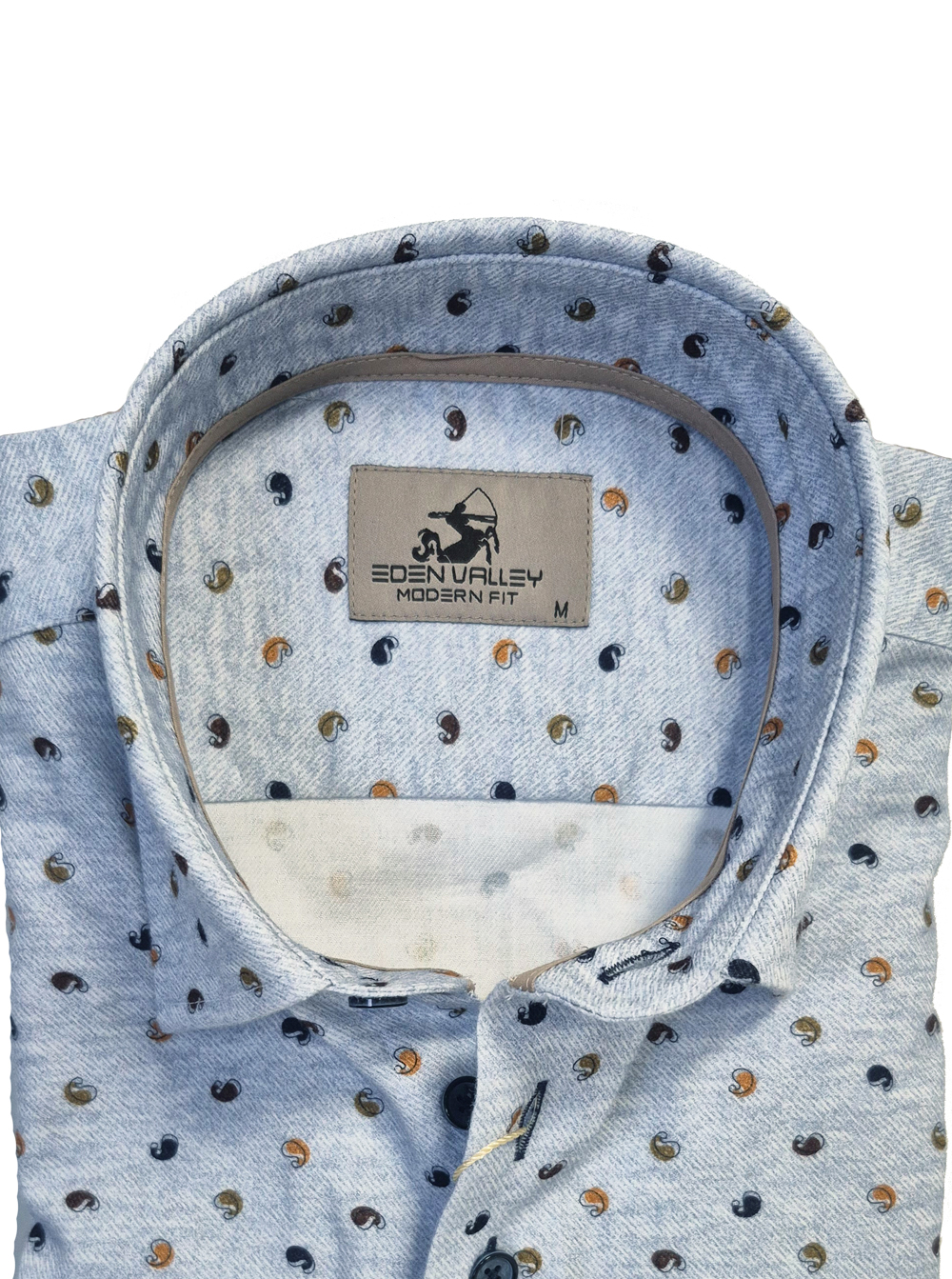 Eden Valley Flanel Modern Fit Overhemd - 515085-32-M - Afbeelding 2
