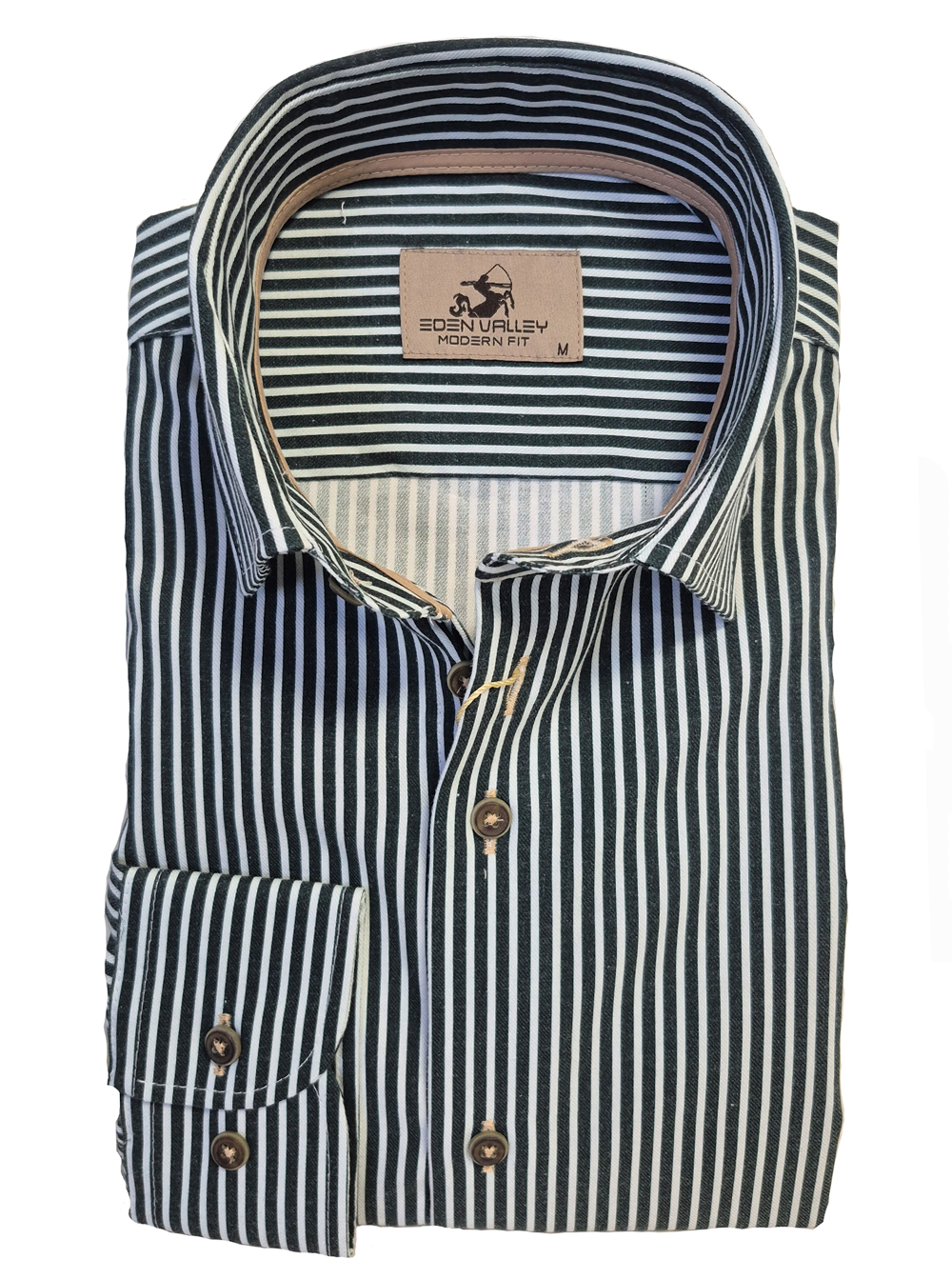 Eden Valley Gestreept Modern fit Shirt - 515065-M-59 - Afbeelding 1