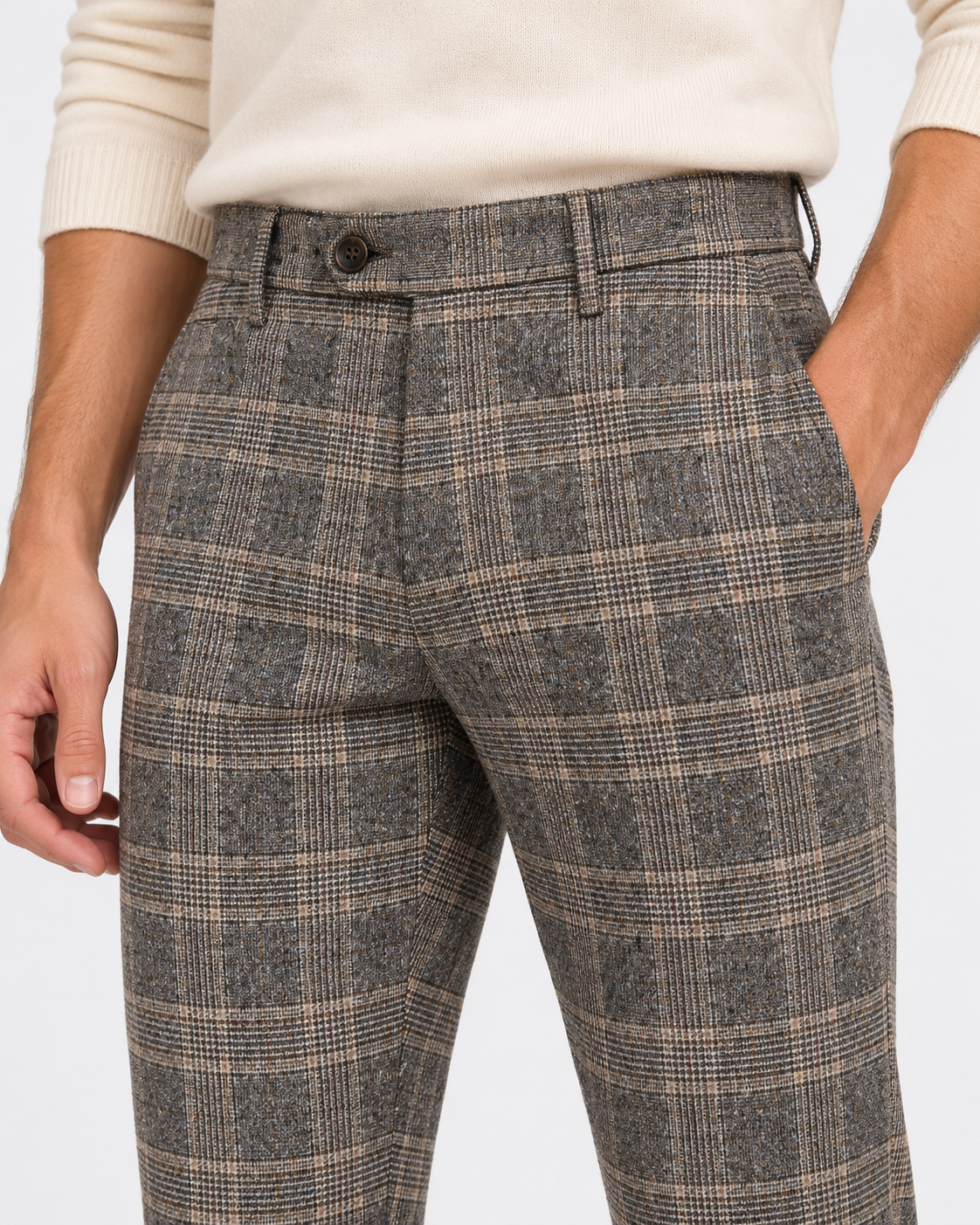 Alberto Wollen Chino Broek - 3566-1453 Steve - Afbeelding 4