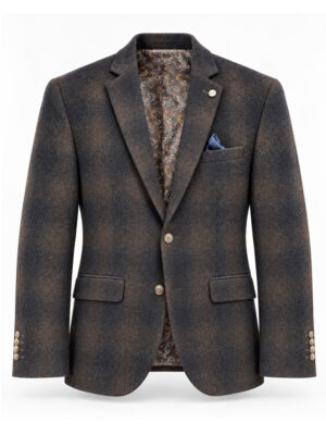 Carter & Davis Wollen Geruit Colbert - 2628-1427