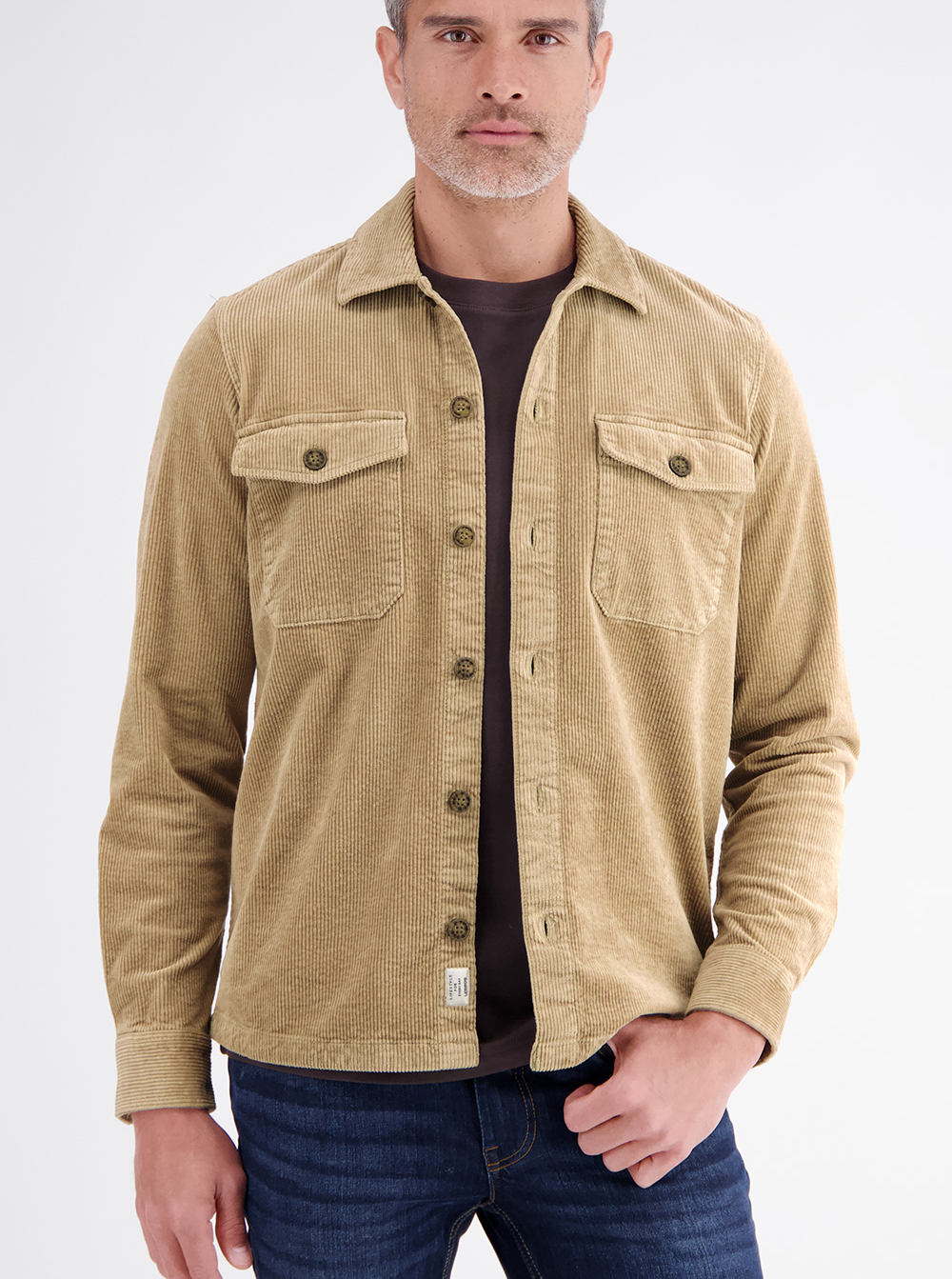 LERROS Beige Overshirt Corduroy - 2691293 - Afbeelding 2
