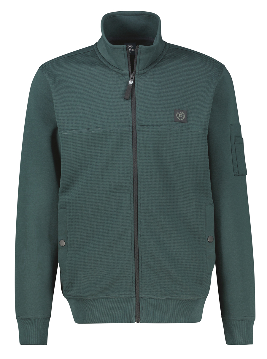 LERROS Groen Sweatvest Heren - 2694523 - Afbeelding 1