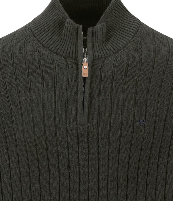 Fynch Hatton Wollen Half-zip Trui - 1611-621 - Afbeelding 2