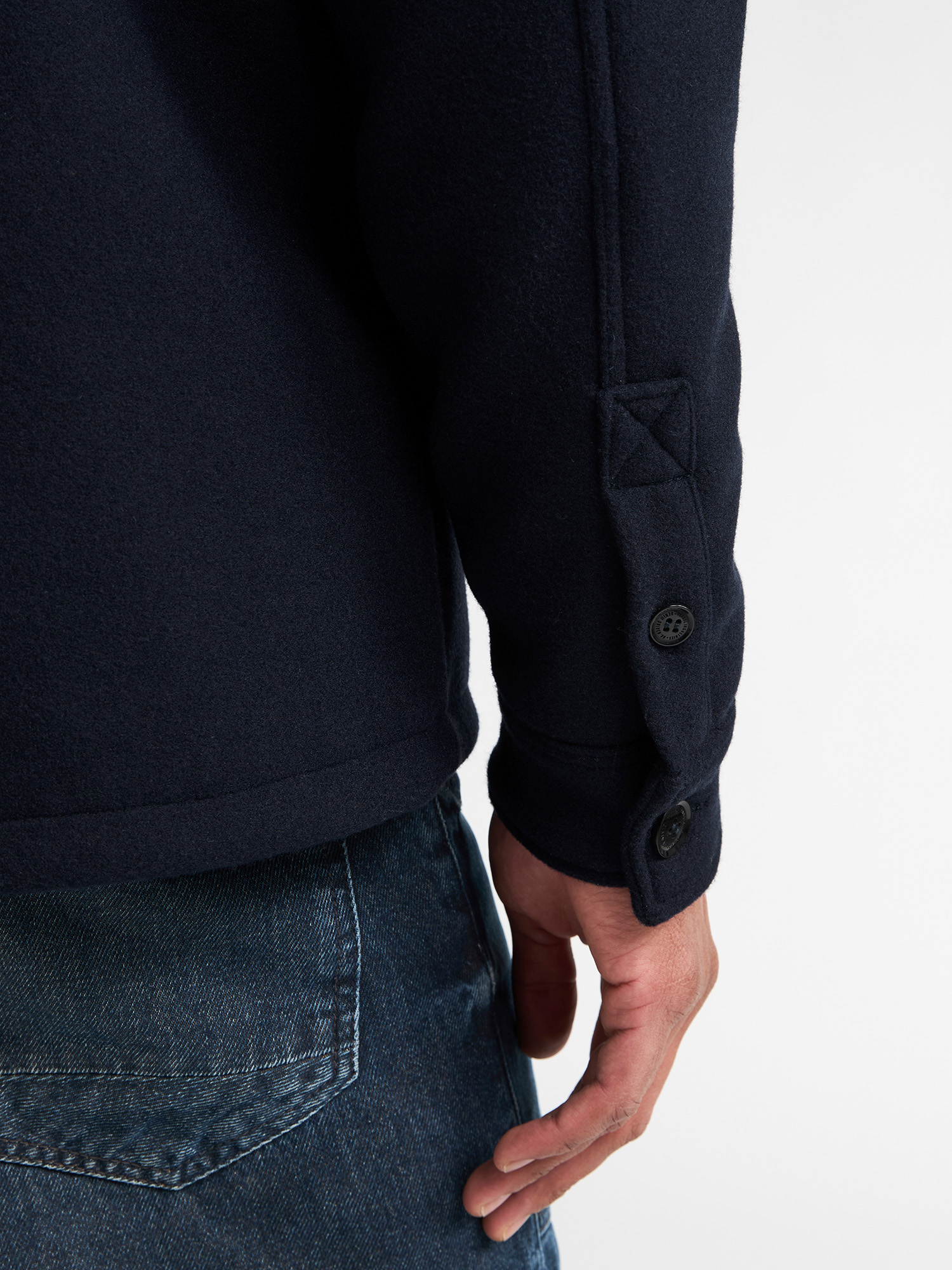 Petrol Industries Wol-look Overshirt - M-3060-SIL418 - Afbeelding 5