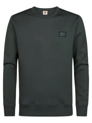 Petrol Industries Groene Ronde hals Sweater - M-3060-SWR349