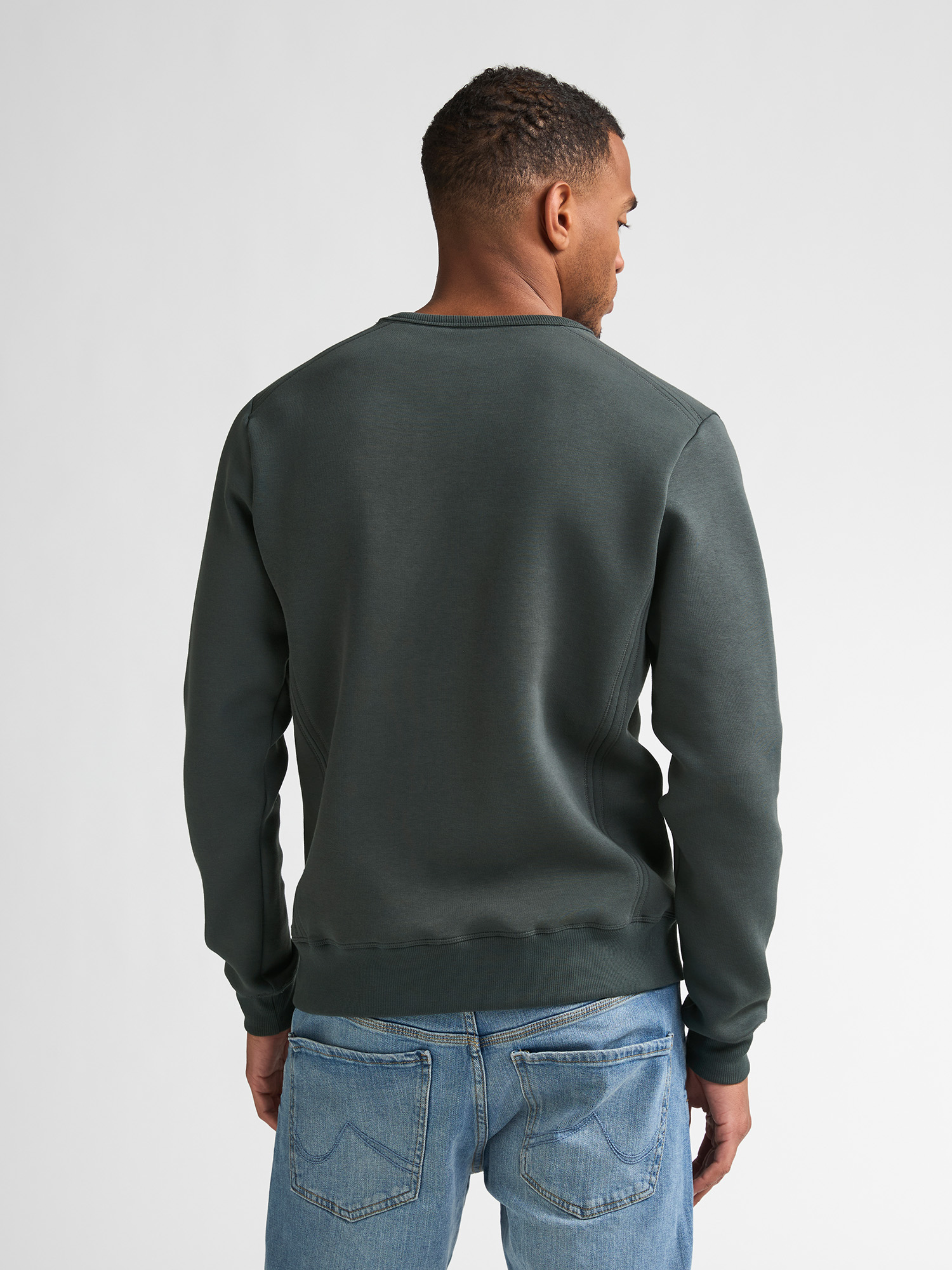 Petrol Industries Groene Ronde hals Sweater - M-3060-SWR349 - Afbeelding 3