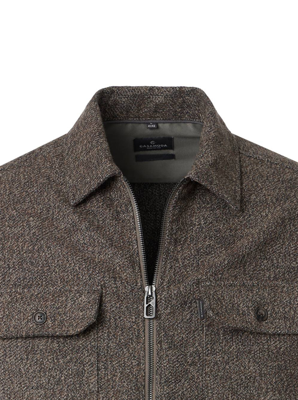 Casa Moda Gemeleerd Overshirt Heren - 126133200 - Afbeelding 2