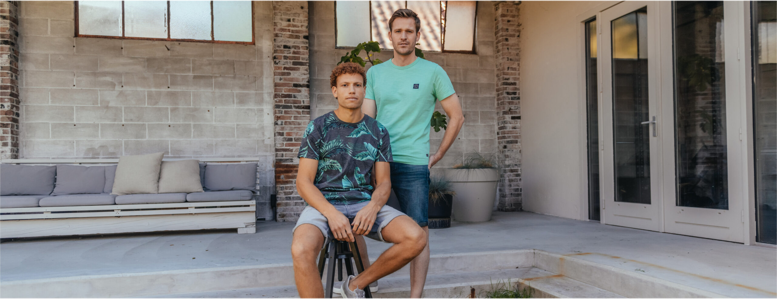 Heren Stretch shorts combineren