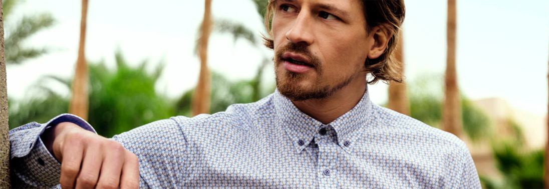 Button down overhemd kraag