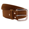 Leren riem met sleufperforatie - Thumbnail Image 1