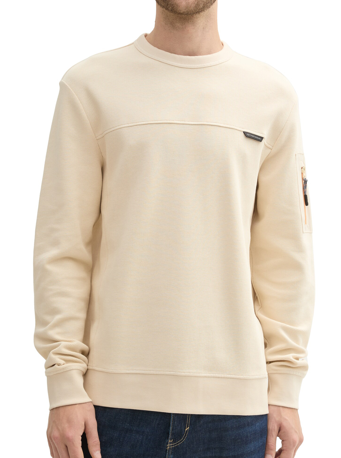 Tom Tailor Heren Ronde hals Sweater - 1043393