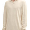 Tom Tailor Knitted Heren Langemouw Poloshirt - 1043269 - Thumbnail Image 1