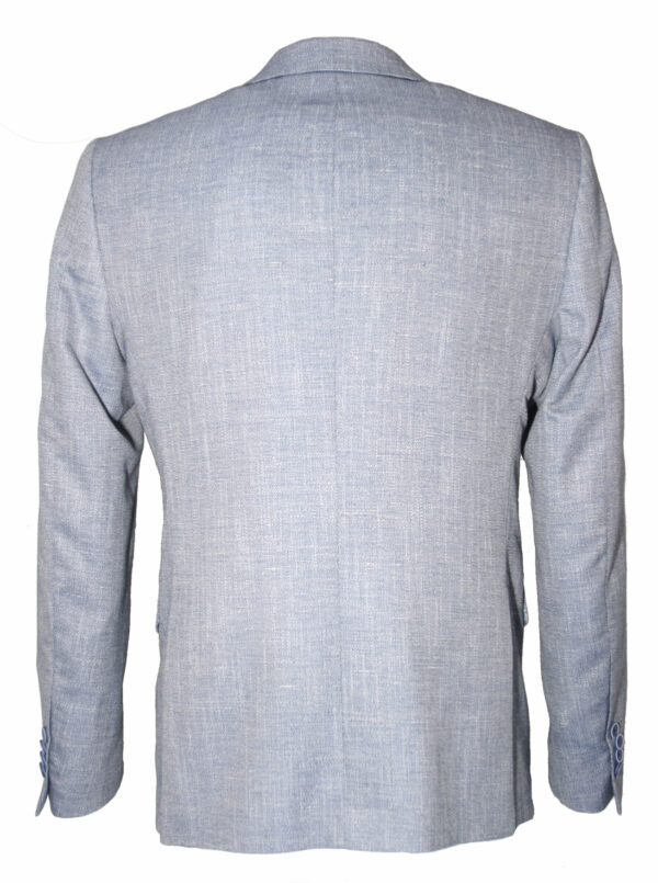 Carter & Davis Blauw Gemeleerd Colbert - 2628-1420 - Afbeelding 3