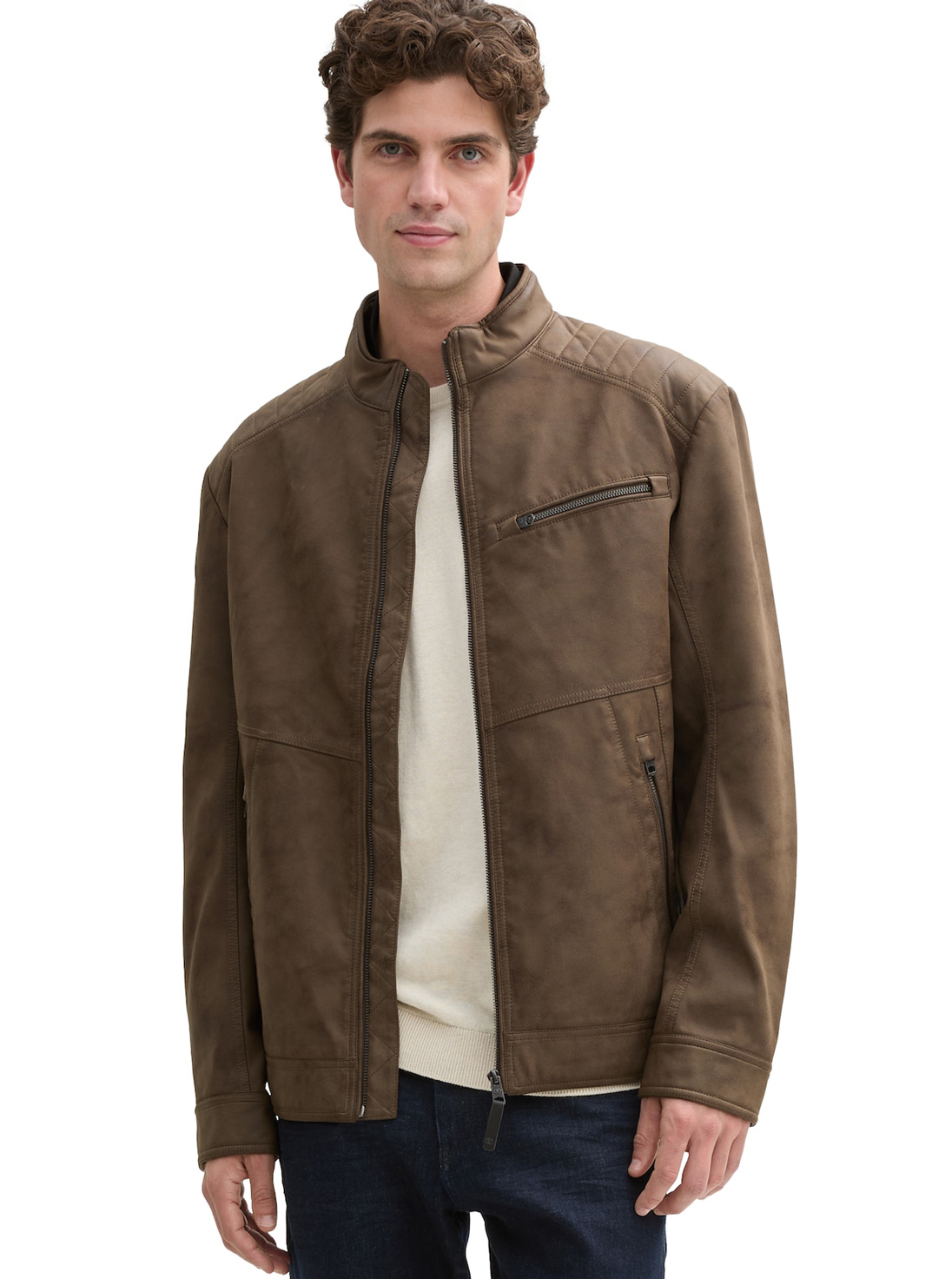 Tom Tailor Fake Suede Leather Jack - 1044633.XX.10