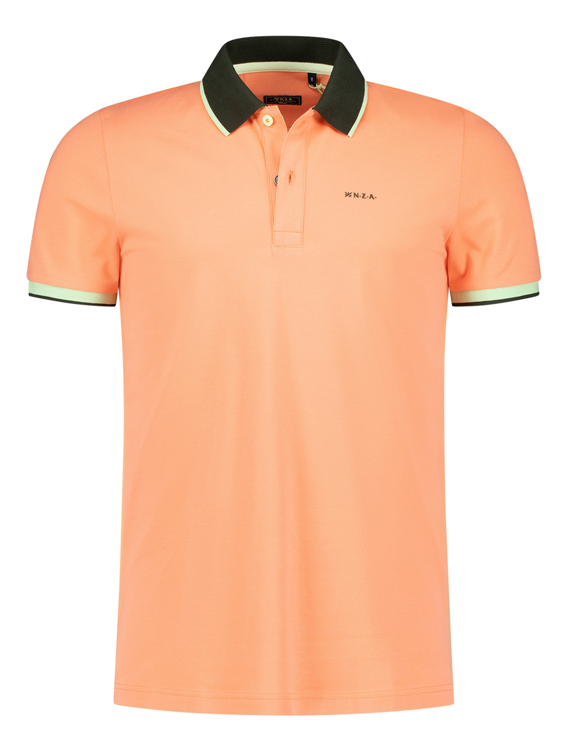 NZA Effen Poloshirt met contrast Polokraag - 25CN131 Elian