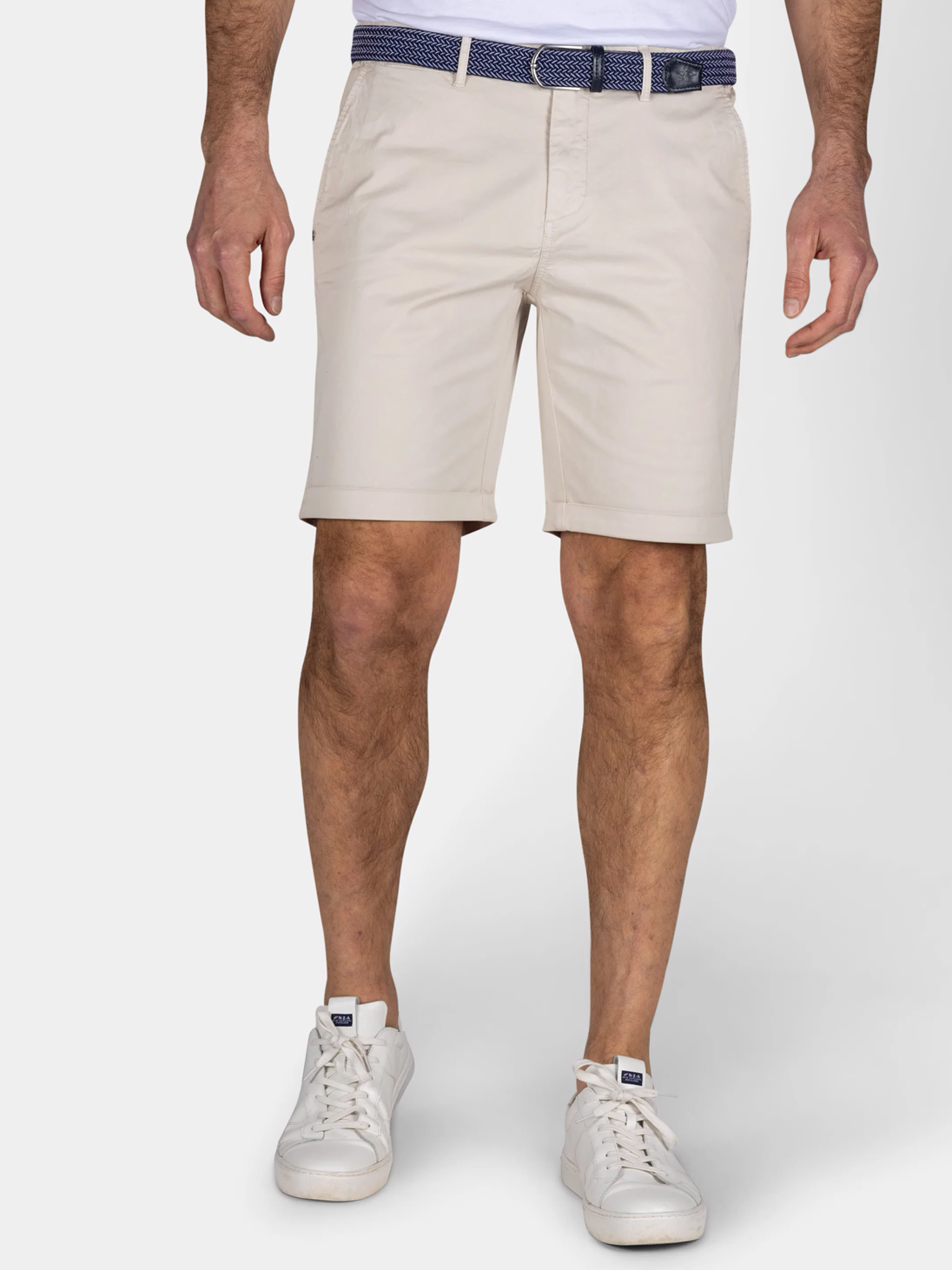 NZA Effen Katoenen Chino Short - 25CN620 Whale Bay