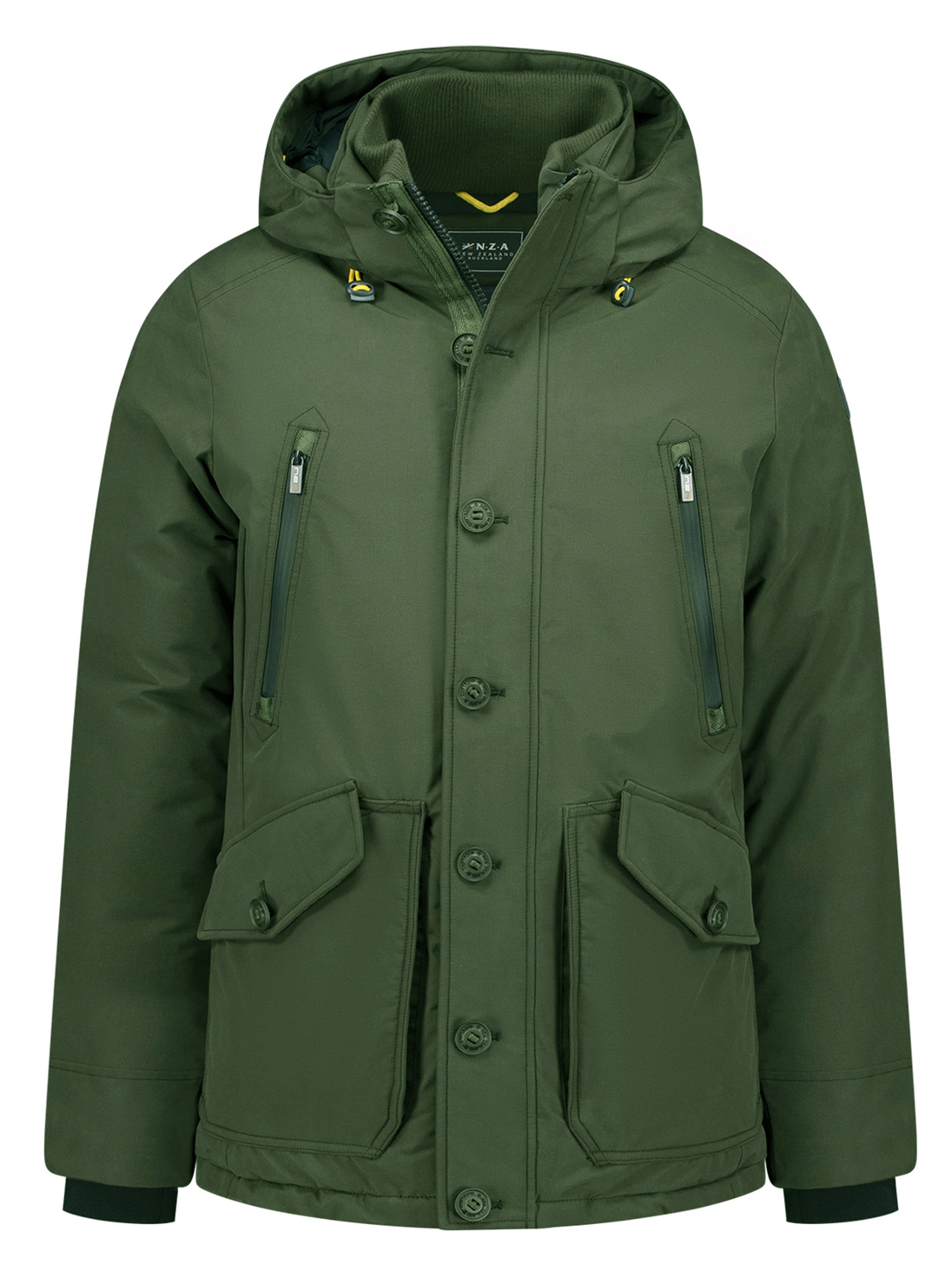 NZA Groene Parkajas met Capuchon - 25HN806