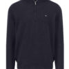 Fynch Hatton Donkerblauwe Half-zip Trui - 1509-203 - Thumbnail Image 1