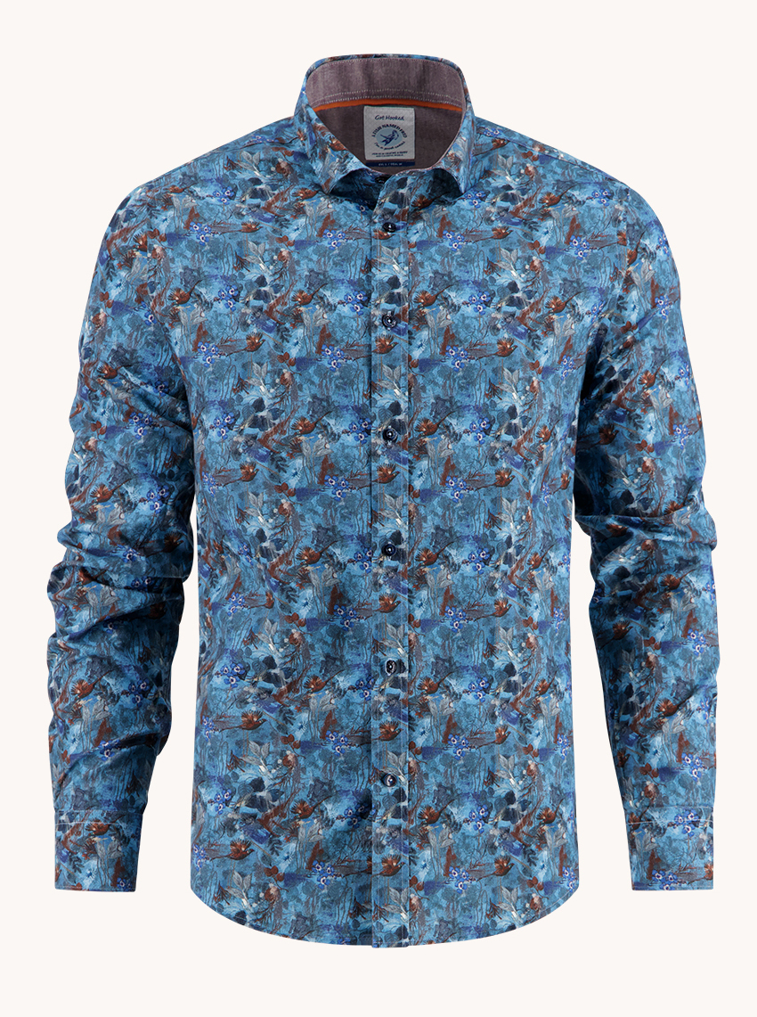 A Fish Named Fred Watercolor Highland Shirt - 32.019