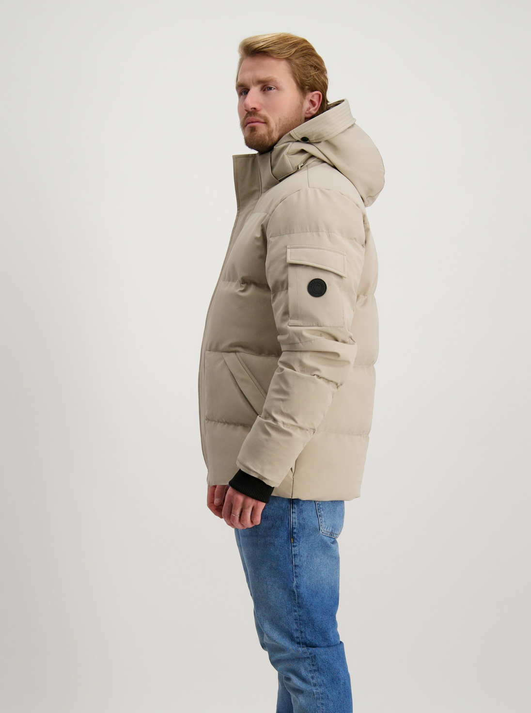 Cars Jeans Heren Zandkleurige Winterjas Camden