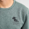Petrol Ronde hals Heren Sweater - M-3050-SWR309 - Thumbnail Image 2