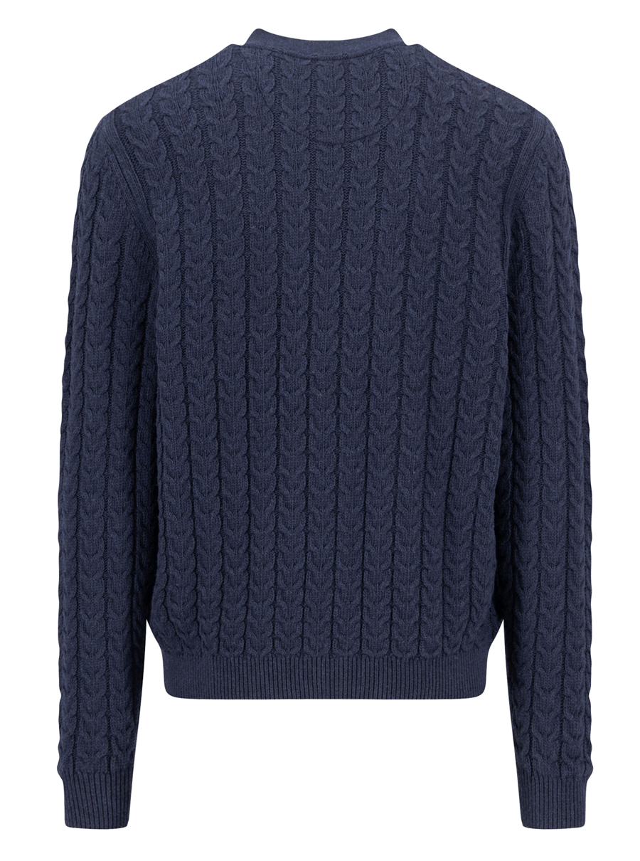 Fynch Hatton Blauw Knoopvest - 1511-602 - Afbeelding 2
