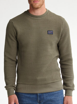 Petrol Industries Groene Sweater Ronde hals - M-3050-SWR300