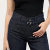 Angels Gestreepte Wide Leg Jeans - Liz Belt-247-2565 - Thumbnail Image 3