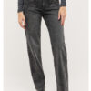 Angels Grijze Wide Leg Dames Jeans - Liz Smart Buckle-346-2554 - Thumbnail Image 1