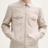 Tom Tailor Beige Overshirt met Rits - 1050853 - Thumbnail Image 1