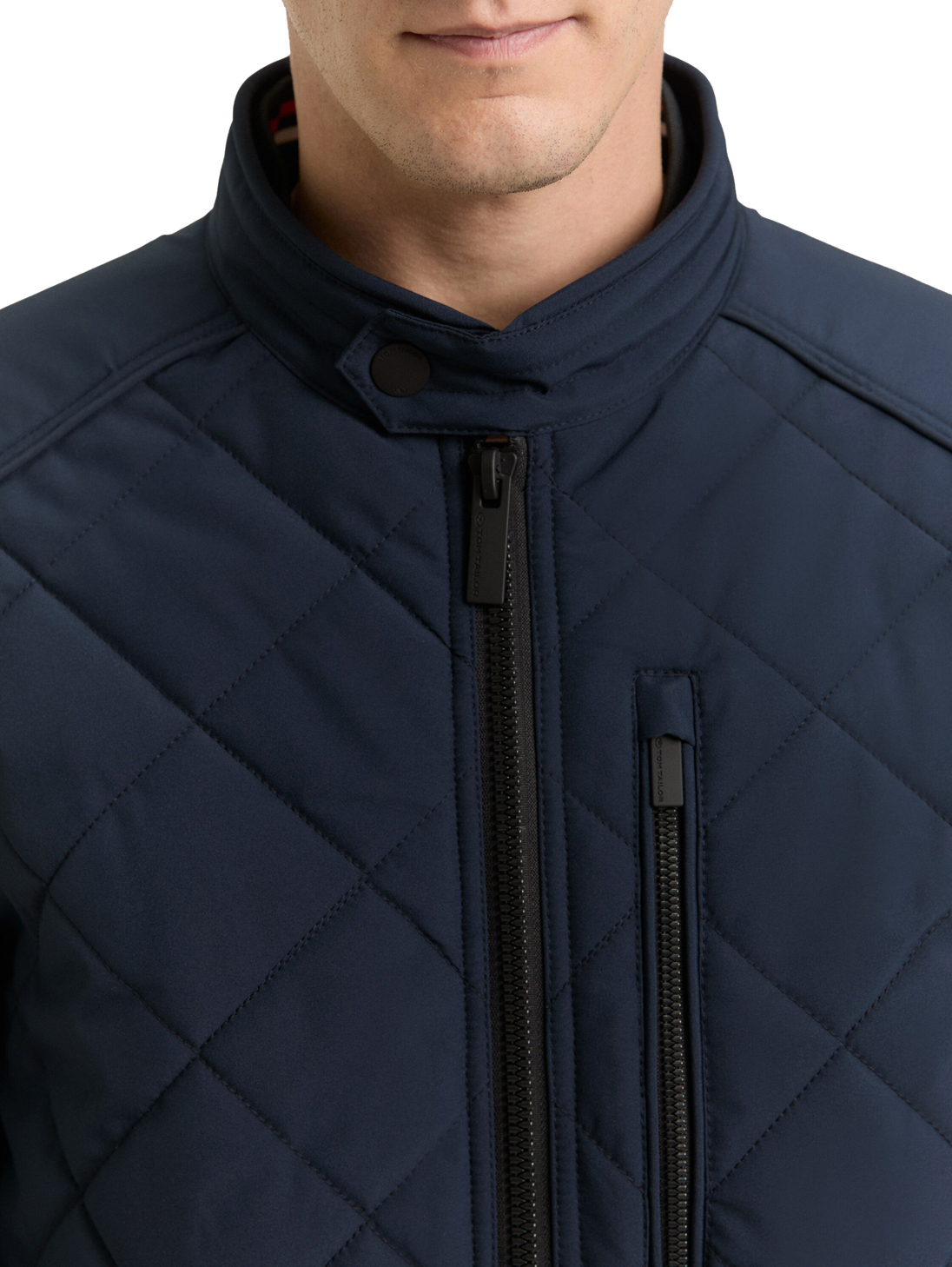 Tom Tailor Blauw Biker Jacket - 1049471