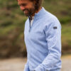 NZA Licht-Blauwe Half Zip trui - 26AN423 - Thumbnail Image 2