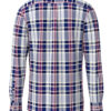Fynch Hatton Casual Blauw Geruit Overhemd - 1512-8110 - Thumbnail Image 2