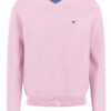 Fynch Hatton Basic V-hals Pullover - 1613-211 - Thumbnail Image 1