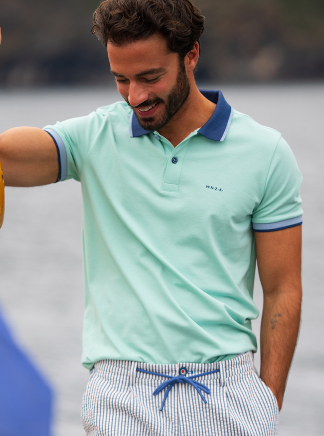 NZA New Zealand Auckland Stretch Polo - 26CN131