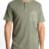 Tom Tailor Olijf Henley T-shirt met Borstzak - 1050194 - Thumbnail Image 1
