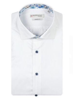 Giordano Tailored Effen Korte mouw Overhemd - 616815