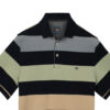 Baileys Gestreepte Pique Heren Polo - 615200 - Thumbnail Image 2