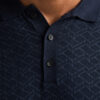 Petrol Industries Navy Blue Knitted Poloshirt - M-1060-KWC206 - Thumbnail Image 2
