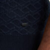 Petrol Industries Navy Blue Knitted Poloshirt - M-1060-KWC206 - Thumbnail Image 3