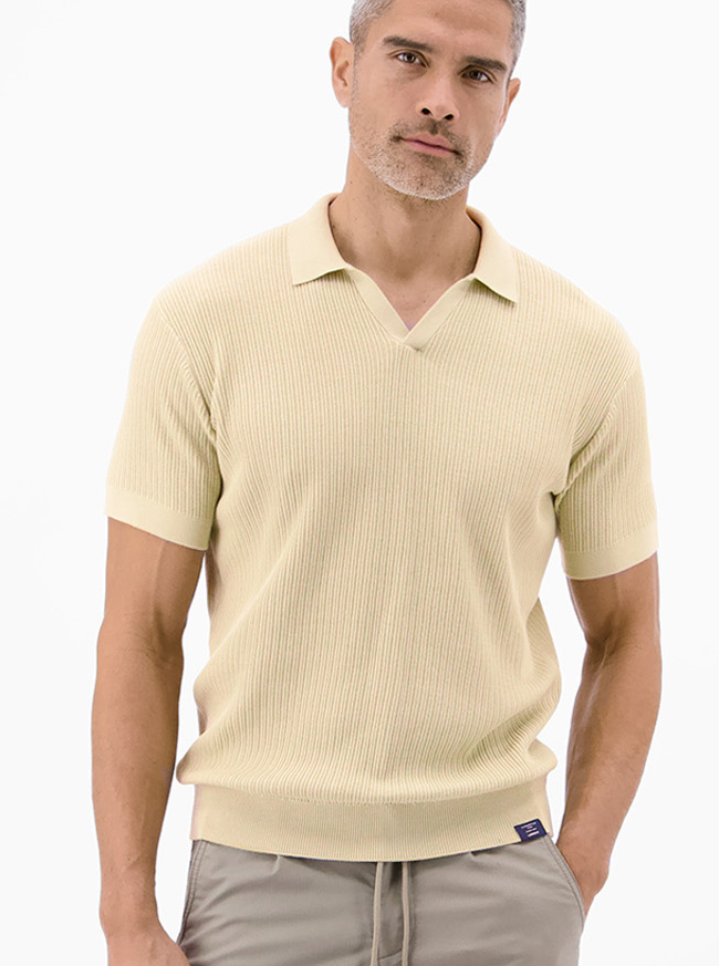 LERROS Poloshirt met ribstructuur - 2645923
